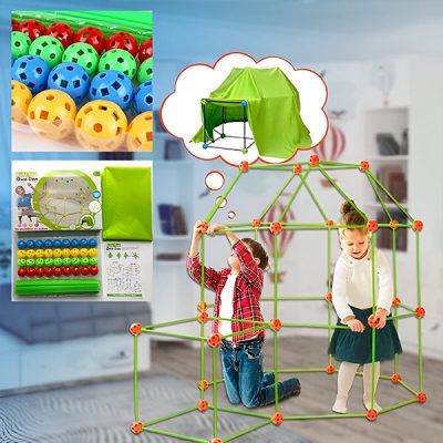 Kit pentru copii pentru construirea de forturi  | FORTKID