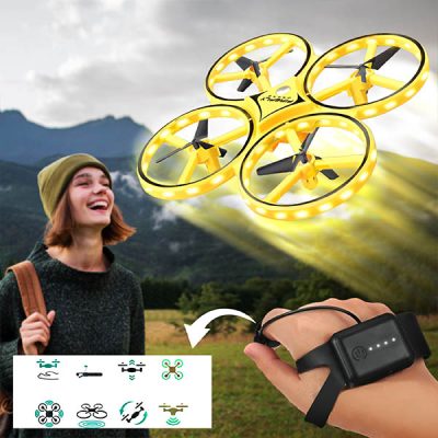 Mini-dronă acționată manual FLASH