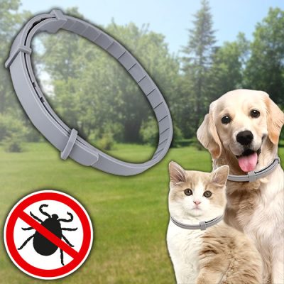 Zgardă împotriva căpușelor și puricilor pentru animale de companie PETPROTECT