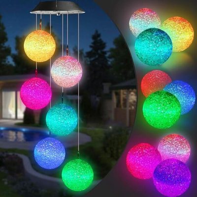 Lampă suspendată solară cu LED | AURAWIND