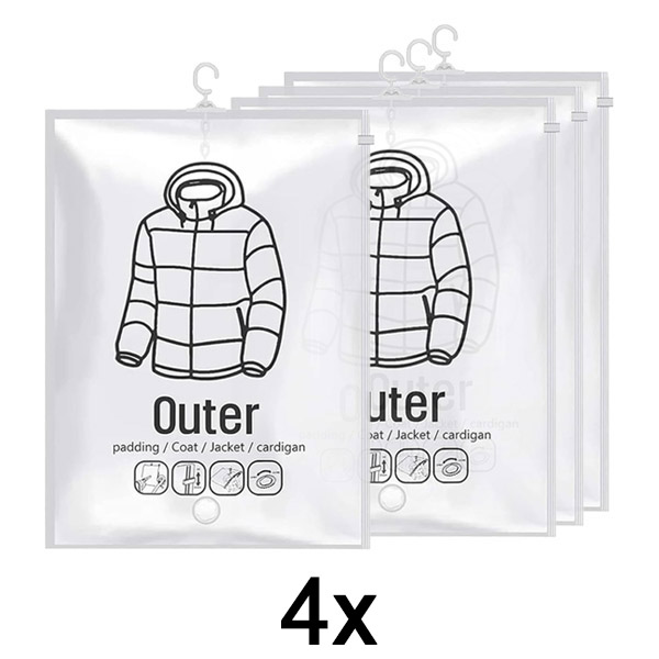 1x Pungi de depozitare în vid (4 buc) | VACUHANG