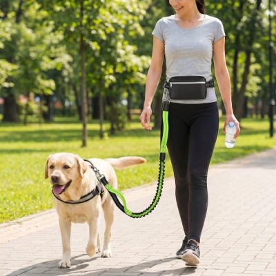 Lesă de alergare pentru câini purtabilă | DOGZIP