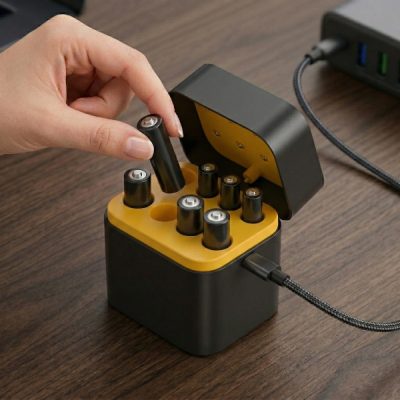 Cutie compactă pentru încărcarea bateriilor | ENERVIR