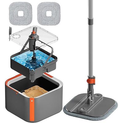 Set de curățare cu mop rotativ | MOPBUCK